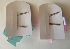 Kids Hair Clips Cute Bow Teddy Bear Hairpin Girls Accessories Headwear Lot Of 4