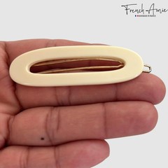 French Amie Oval Loop Small Hair Clip – Snap Tige Boule Women Barrette Set Of 2