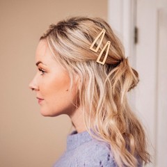 10 Pcs Double Grip Hair Clips Metal Snap Hair Clips Hair Barrettes for Women