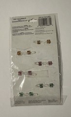 Vintage NIP Plastic Hair Clip Barrette Butterfly 90s Multicolor 1999 Expressions