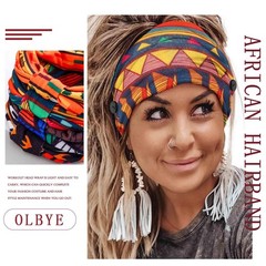 Wide Buttons Headband Nurse African Head Wraps Face Mask Headbands Elastic Kn…