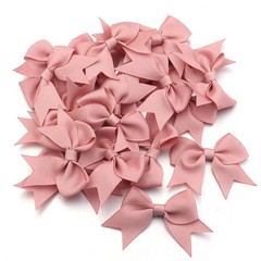 20Pcs Satin Ribbon Bows Gifts Package Small Flower Bowknot For Sewing Hairpin
