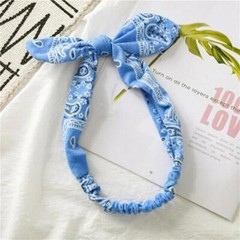 Women Suede Soft Solid Print Headbands Vintage Boho Cross Knot Elastic Hairband