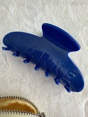PARKE CLAW CLIP w/Pouch~ DENIM ~ 100% Authentic~ NWT