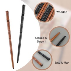 8PCS Wooden Hair Chopsticks Bamboo Hair Sticks Women Hair Pins Bun Holder