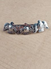 Vintage Thunderbird Barrette Hair Clip Southwestern Style Made In France
