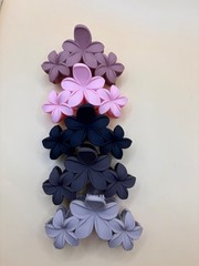 hair claws matte colors