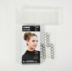 2 Pks CONAIR Pin Twirls – No Hairpins Needed – Metal Spiral Pins – 3 Per Pk = 9