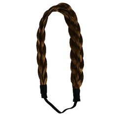 Synthetic Hair Band Plaited Headband Braided with Elastic 3/4″~1″ Wide