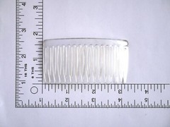 8 Combs x Good Hair Days Clear Grip Tuth Sidecombs Tucks Made in USA, 4 Sets