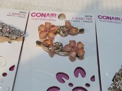 conair sophisticates barrette clips lot of 3 pack = 4 piece