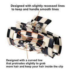 4Pcs Hair Claw Clips, Acetate Hair Banana Barrettes, French Butterfly Jaw Cli…