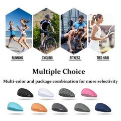 Men Women Running Headband Sweatband Sports Headband for Cycling Fitness Workout