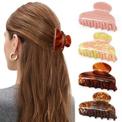 4 Pack Hair Clips for Women – Cute & Stylish Small Claw Multi Color