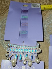 3 Claire’s pastel hair clip sets so one Total Of 11 Items NWT