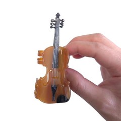 Novelty Violin Instrument Hair Clip,Acetate Claw Clips,Funny Hair Clips for W…