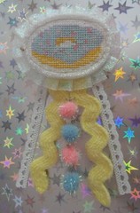 Handmade OOAK Kawaii Pastel Fairy-kei Yumekawaii Cute Decora Doughnut Brooch