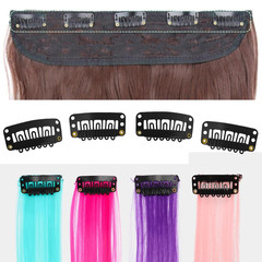 25Pcs 32Mm Hairpieces Snap Clips U Shape Wig Clips for Hair Extensions Making Wi
