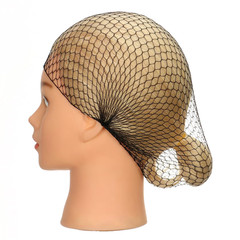 24 Count Black Invisible Elastic Edge Thicker Mesh Hair Nets for Women Hair Bun