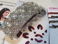 conair sophisticates barrette clips and bobby pins lot of 3 pack = 7 piece