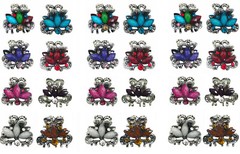 Mini HairClaw set of 8, 2 set of 8, 3 set of 8 for Women Girls Hair Styling 0580