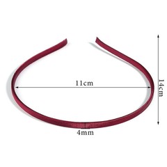 10Pcs Colorful Fabric Covered Headbands DIY Hair Hoops Blank Base Hair Accessory