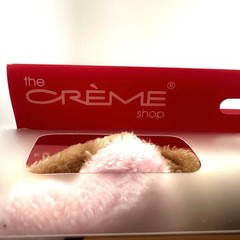 The Creme Shop Teddy Bear Plush Spa Headband Pink Beary Cute New