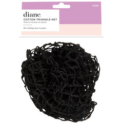 Extra Large Cotton Triangle Hair Net for Salons, Home Styling, Curl Setting, Sec