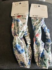 2 Scunci Everyday & Active Super Comfy Headwrap W/twist Knot New