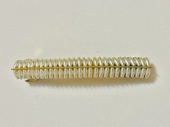 Gold-tone hair barrette Faux Pearl Japan