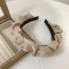 Fashionable Ruched Headband Eye Catching Design with Gem Accents for Any Event