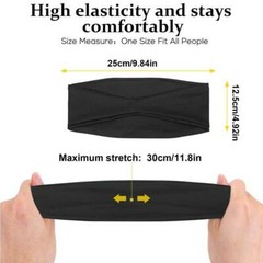 3Pack Sports Headband Workout Sweatbands for Fitness Running Riding Soccer Yoga
