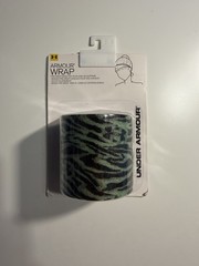 Under Armour Women’s Armour Wrap Green Zebra Print Head Wrapping Tape NIB