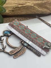 Dragonfly Festival Gem Hair pin Clip Copper Hair Accessories Renaissance fair