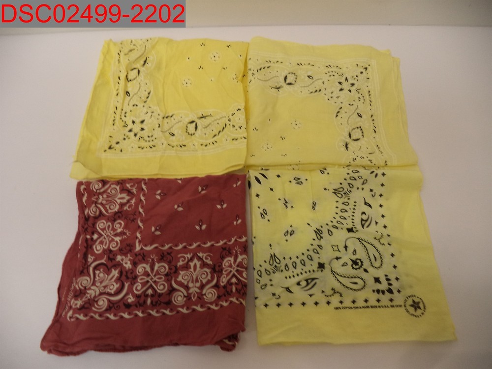 NWOT – 9 Pack Unisex Adult Multicolored And Print Bandanas, One Size