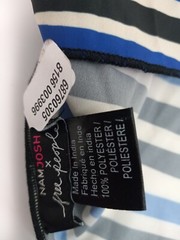 NAMJOSH X Free People Bow Scrunchie NWT Striped