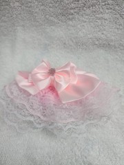 4″ Pink Hair clip gril – Handmade