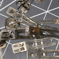 Lot Of 90+ Vintage Hair Wave Pins Clips Aluminum & Various Hair Clips