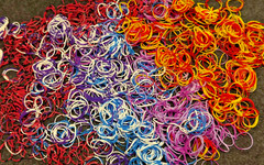 2000 PCS Hair Bands, Color Elastic Rubbers, Mini Ties for Girls’ Ponytails, Soft