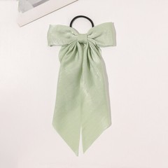 Big Bow Hair Clip Satin Barrette Hairpin Solid Color Ponytail Hair Accessories
