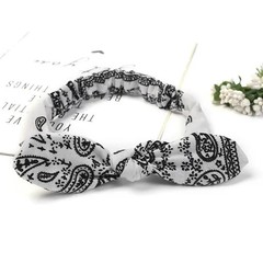 New Boho Women Soft Solid Print Headbands Vintage Cross Knot Elastic