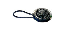 Western Womens Hair Tie 1.5x 1.5 Starburst Silver Engraved Concho Jewelry Ponytl