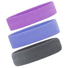 3 Pack Men & Women Sweatband Headband Terry Cloth Moisture Wicking for Sports Te