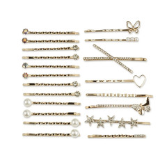 Scunci Value Pack Bobby Pins, All Hair, Gold, 20 Count – NEW