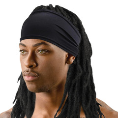 Spandex Dreadlocks Braids Band for Men, Stretch Headband for Locs and Braids, Sm