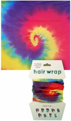 Spoontiques Tie Dye Hair and Face Wrap
