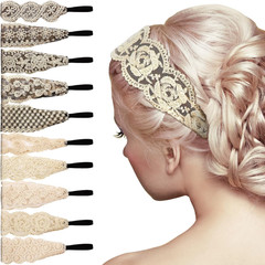 10 PCS Lace Headbands for Women Elastic Dressy Women Headbands Cute Lace Stretch