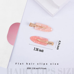 No Crease Creaseless No Bend Hair Clips For Styling Non Slip Flat Clips For Make