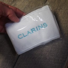 LOT OF 2 Clarins Adjustable Head Band Bath Spa