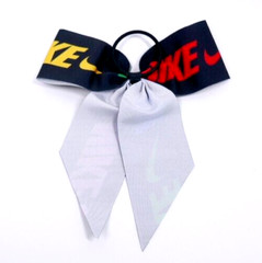 Nike Bow Ponytail Holder Large Black/Pimento